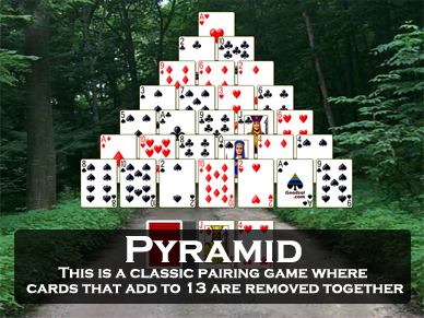 free pyramid solitaire no download
